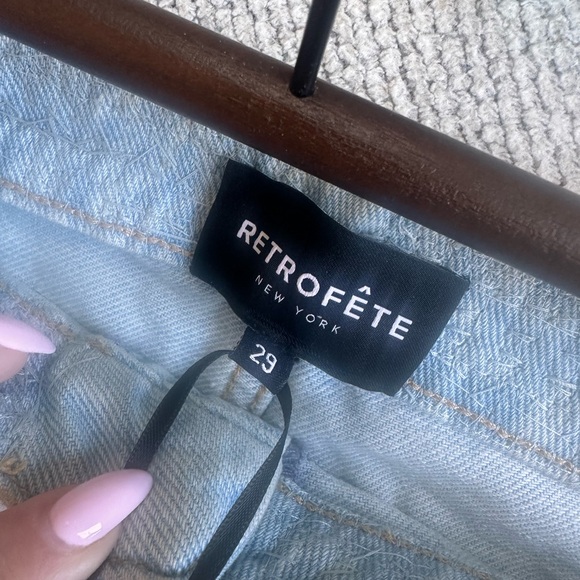 Retrofete LOLITA EMBELLISHED DENIM MINI SKIRT - Picture 4 of 6